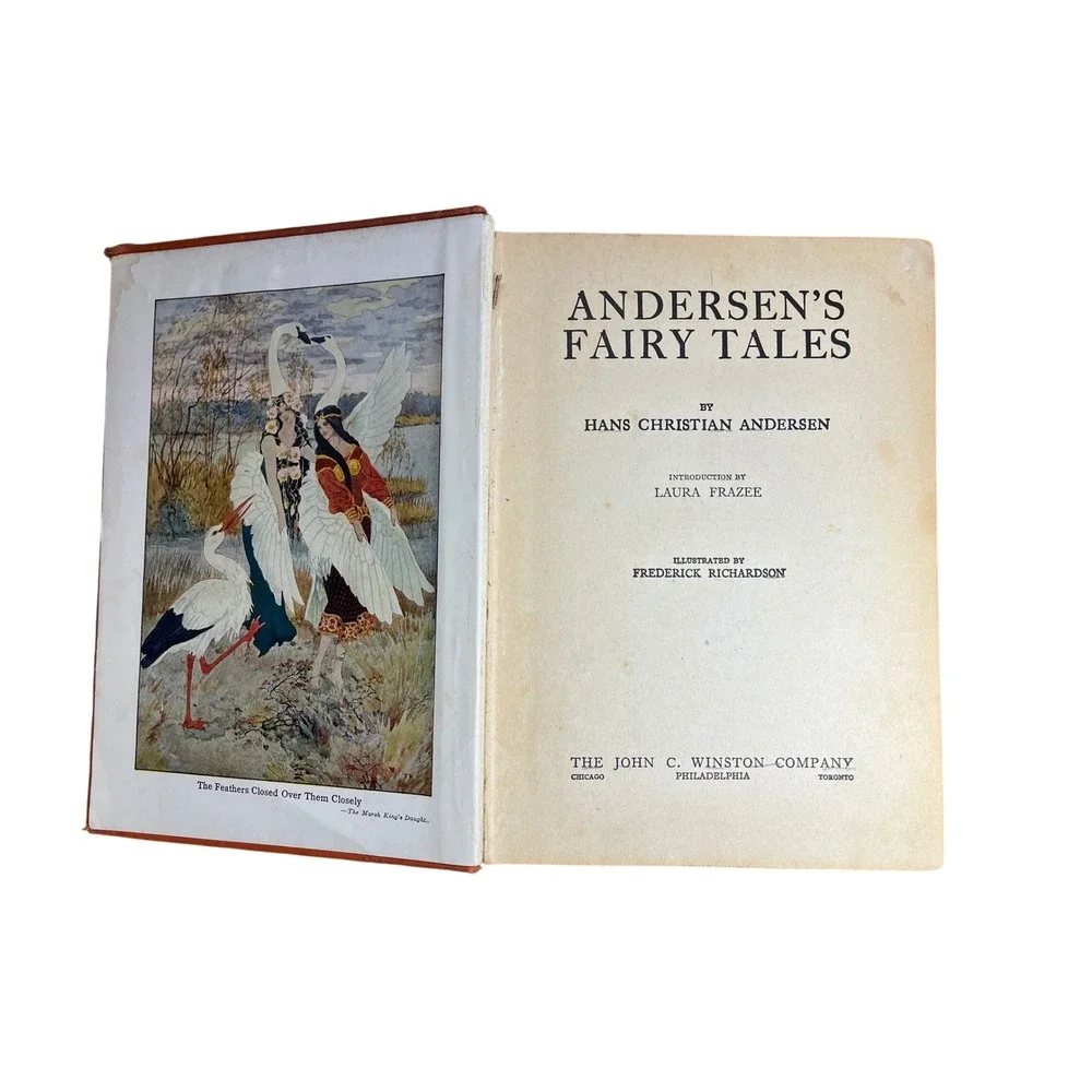 Vintage 1926 Andersen's Fairy Tales Hans Christian Andersen WinstonCoIllustrated